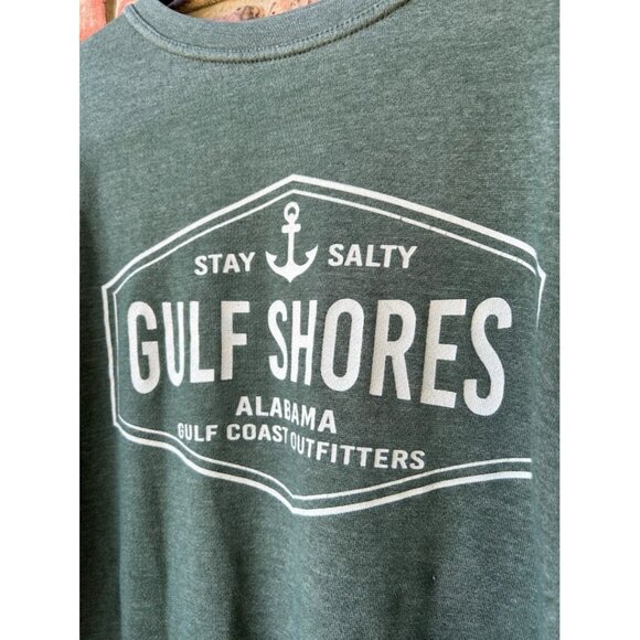 Gulf‎ Shores Size Large Alabama Sweatshirt By Pacific & Co. Crew Neck - Picture 2 of 7